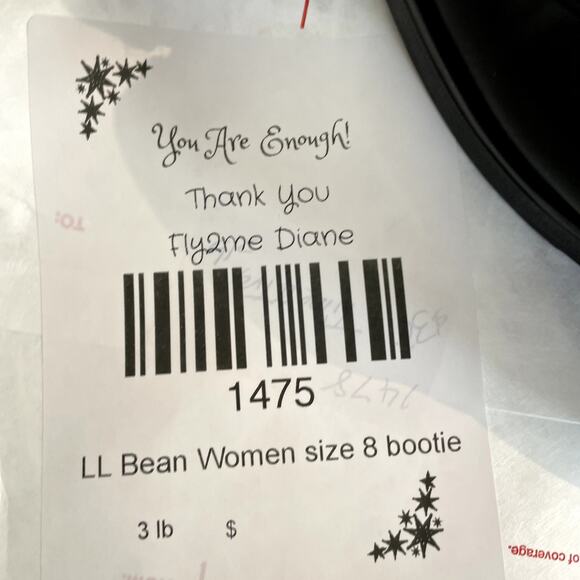 LL Bean Bootie Size 8 Leather? Black Women's shoes pull-on - Picture 7 of 7